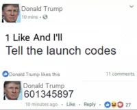10000 Likes And Ill Do Whatever The First Comment Says — Low-resolution screenshot showing the '1 Like' version of the meme with a dare request.