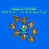110 Million Memories Okkusenman — Iconic representation of the Okkusenman meme featuring Mega Man-style pixel art sprites on a bright blue background.