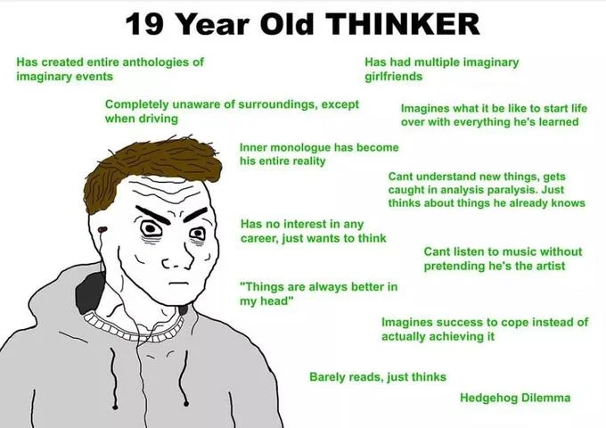 19 Year Old Thinker 25 Year Old Thinker — reddit