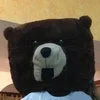 1999 — A dark plush bear toy with minimalist white circle eyes, representing Mr. Bear from the Caledon Local 21 channel.