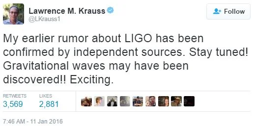 2016 Gravitational Wave Observation