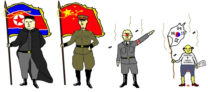 4Chan Flag Bearers — "Imgur":http://imgur.com/q3iuB8g