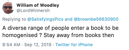 A Good Book Can Change Your Life — William of Woodley @LordWinnersh Replying to @SatisfyingsPics and @brownbe56630900 A diverse range of people enter a book to
