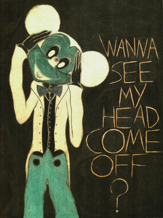 Mock horror movie poster for 'Abandoned by Disney: The Happiest Place on Earth'
