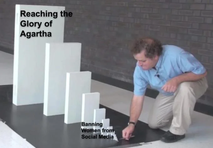 Meme with shocked reaction captioned about pilots discovering an Agarthan portal closing.