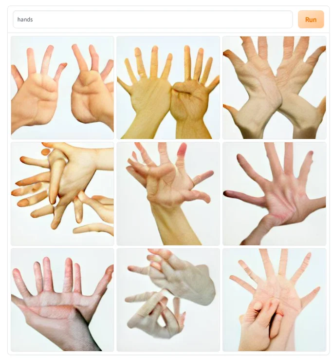 Ai Drawing Hands — hands 不 Run