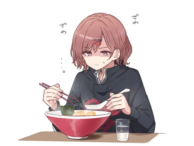 Ai Drawings Of Anime Girls Eating Ramen — デ ぎゅ ..