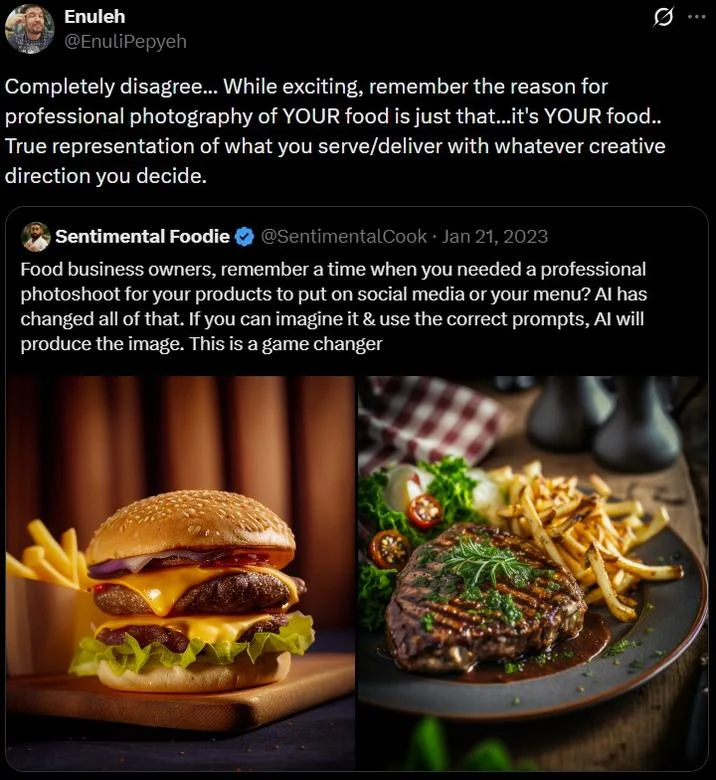 Ai Restaurant Food Images