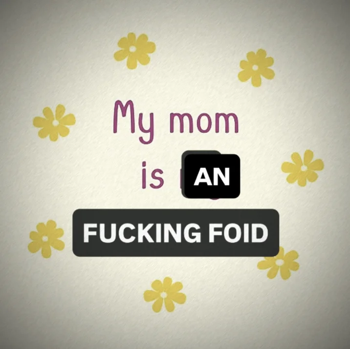 An Foid An Chud — A "recaption":https://knowyourmeme.com/memes/recaption meme "ironically":https://knowyourmeme.com/memes/ironic-memes using the internet