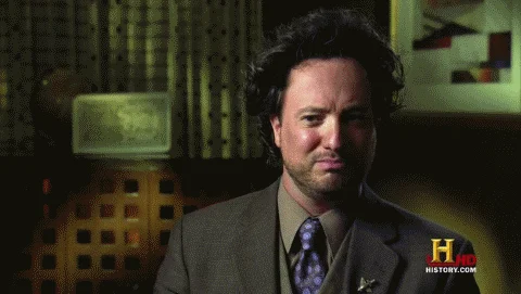 Giorgio A. Tsoukalos from Ancient Aliens displayed in clean template format without text overlay.