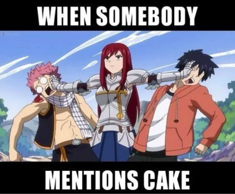 Three energetic anime characters striking dynamic action poses.