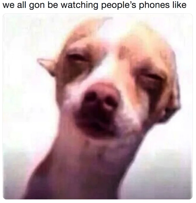 Apple AirPods — Reaction meme of man crying in shower captioned about hearing gossip on AirPods