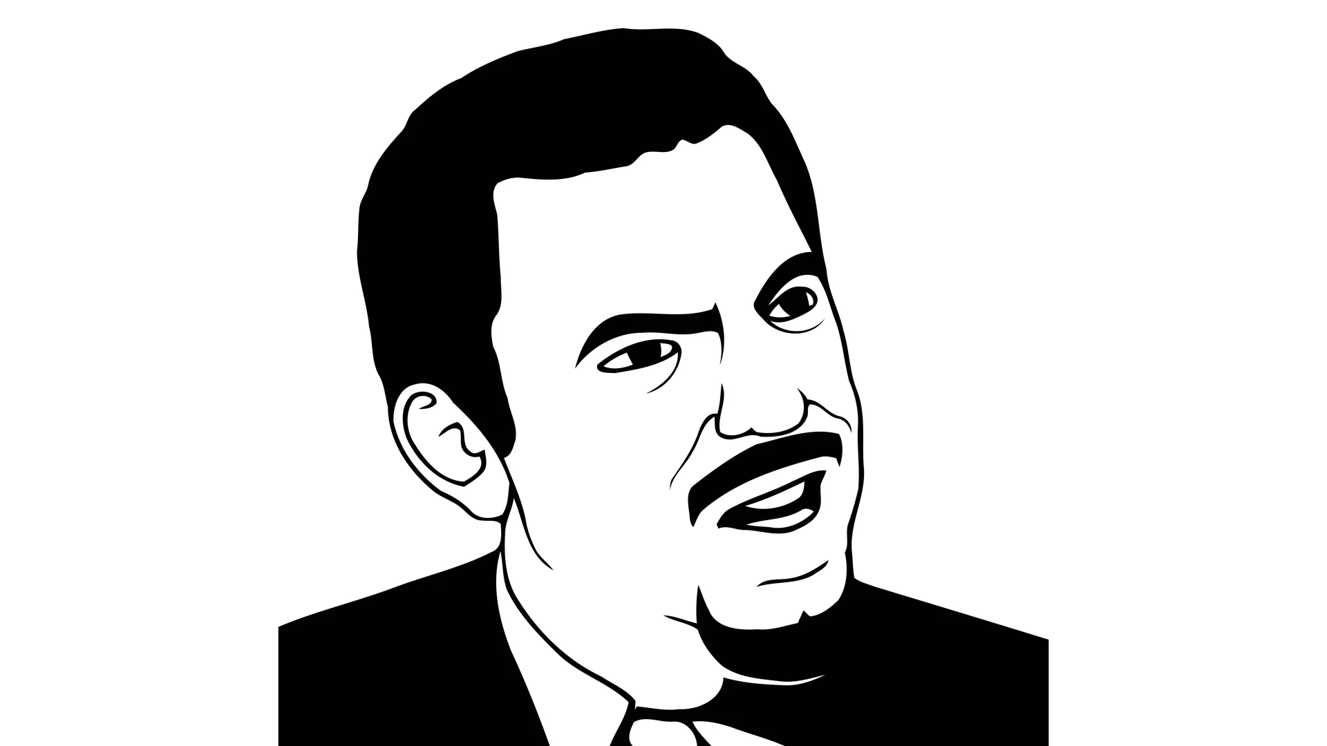 Are You Serious Face Seriously — Black and white cartoon of a man giving a skeptical 'Are You Serious?' face