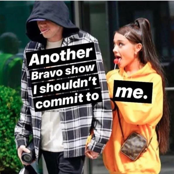 Ariana Grande Licking A Lollipop — Bravo show reaction meme using Ariana Grande lollipop image