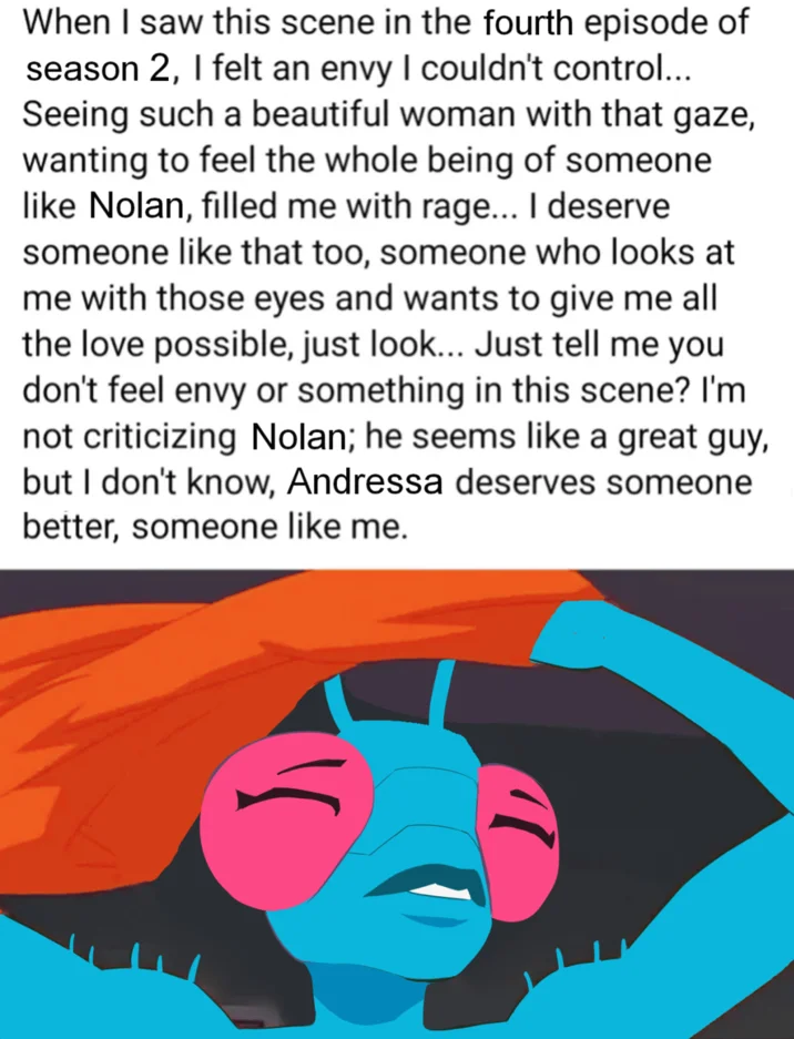 Atom Eve Undressing — When I saw this scene in the fourth episode of season 2, I felt an envy I couldn't control... Seeing such a beautiful woman with that
