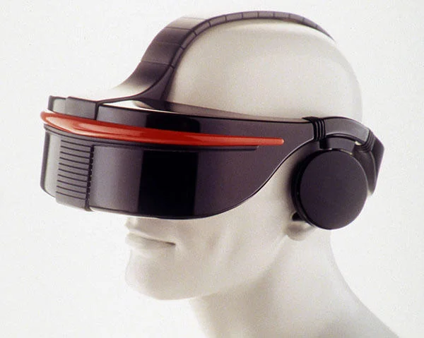 Augmented Reality — Sega VR headset displayed on a mannequin head