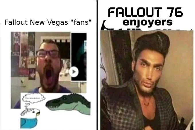 Average Fan vs Average Enjoyer — Black metal listeners vs baby metal enjoyers meme with emotional person on left and calm figure on right