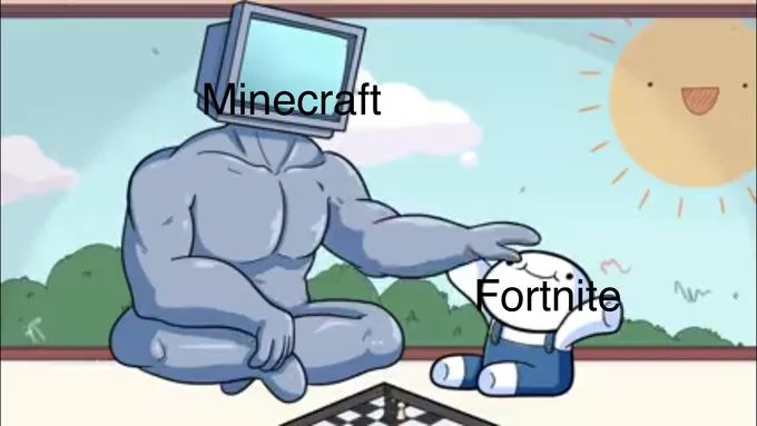 Baby Beats Computer At Chess — Minecraft Fortnite