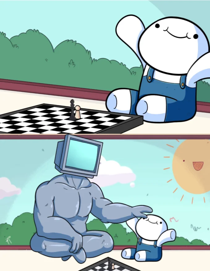 Baby Beats Computer At Chess