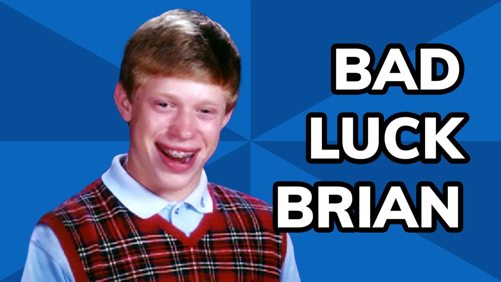 Bad Luck Brian with caption about downloading song and being killed by shadow people.