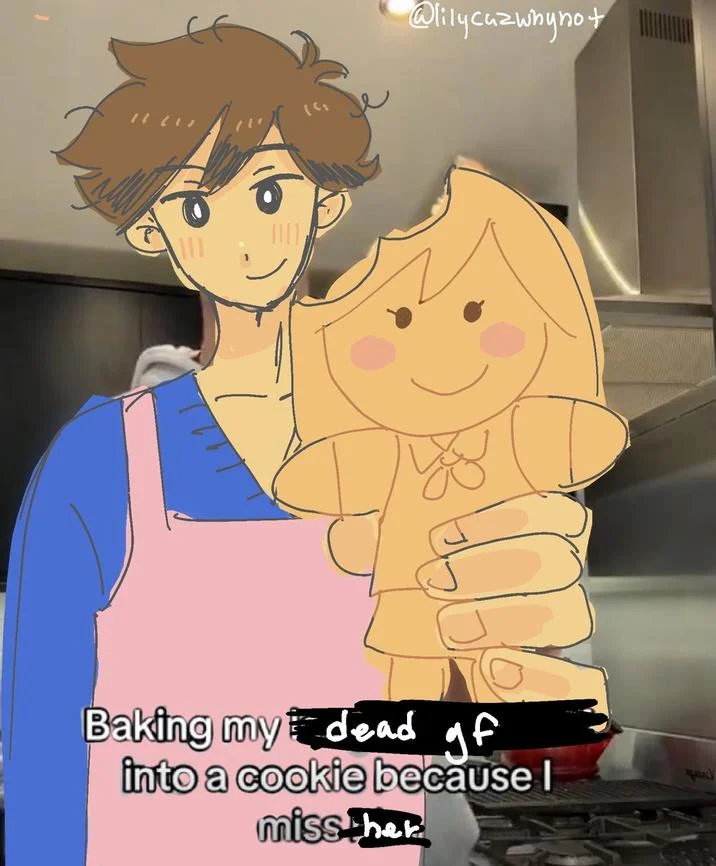 Baking My Long Distance Bf Into A Cookie Because I Miss Him — @lilycuzwhynot Baking my dead of into a cookie because I miss ther Y