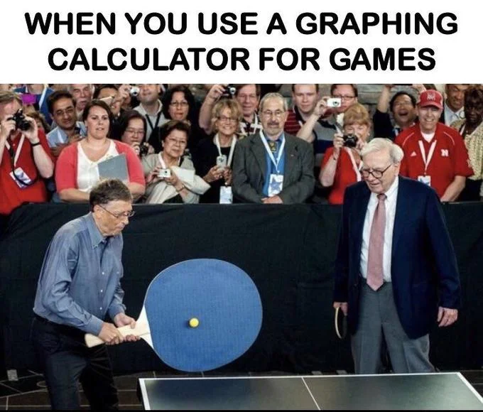 Bill Gates Giant Ping Pong Paddle — Small thumbnail meme captioned about smart Redditors making memes over the giant paddle image