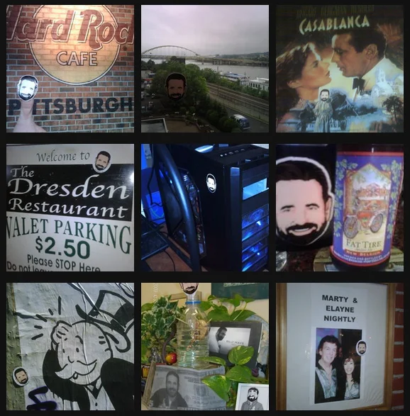 Billy Mays — Low-resolution collage of miscellaneous images