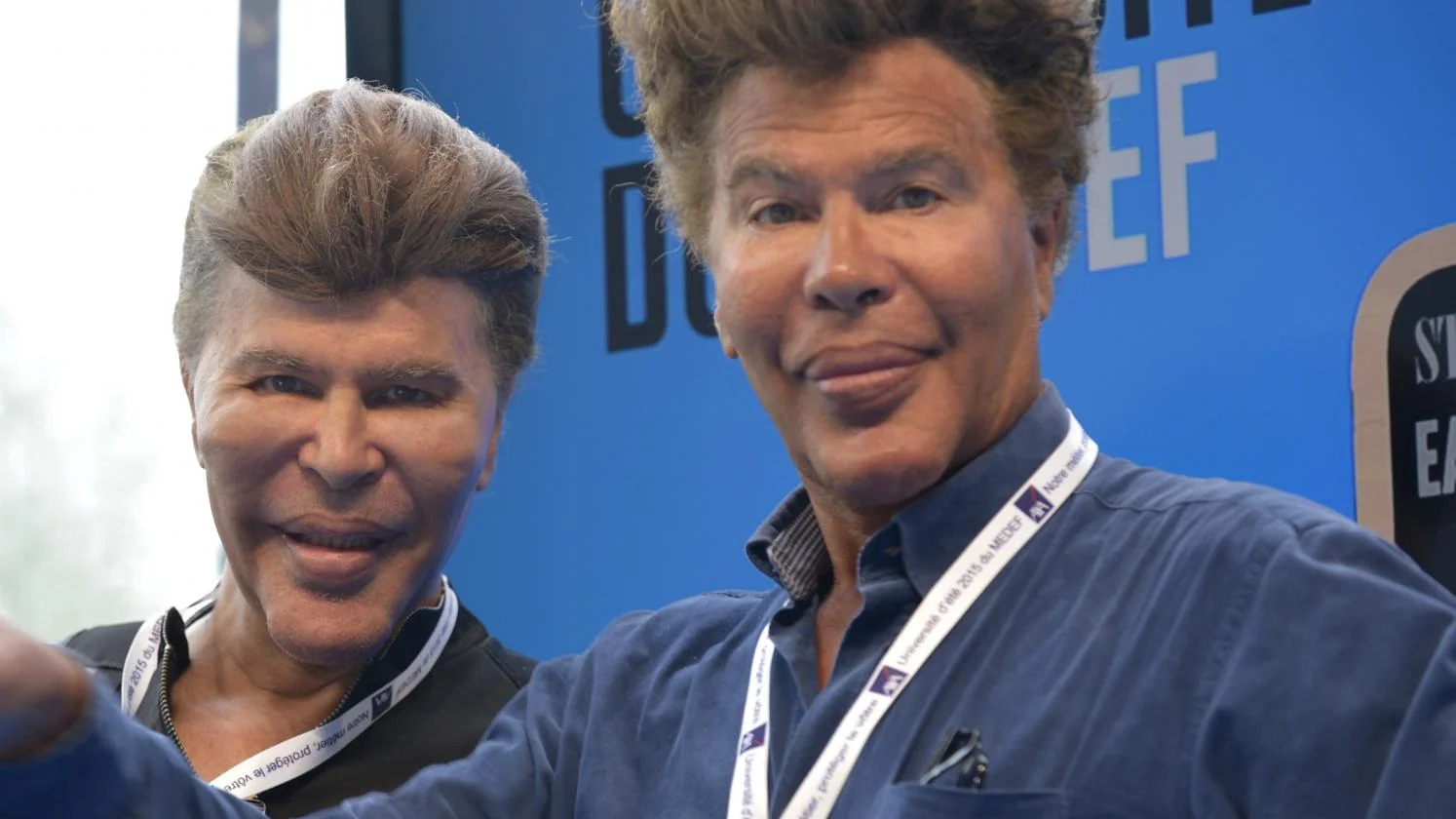 Igor and Grichka Bogdanoff twins known for crypto memes