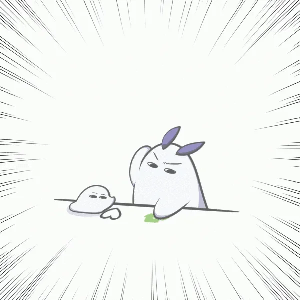 Bongo Cat Hitting The Like And Retweet Buttons — Four-panel Pop Team Epic comic parodying the Bongo Cat like-and-retweet meme.