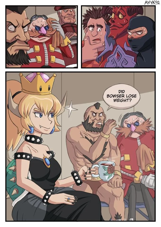 Bowsette — Screenshot of Japanese Twitter trend showing Koopa Hime with 1.02M tweets