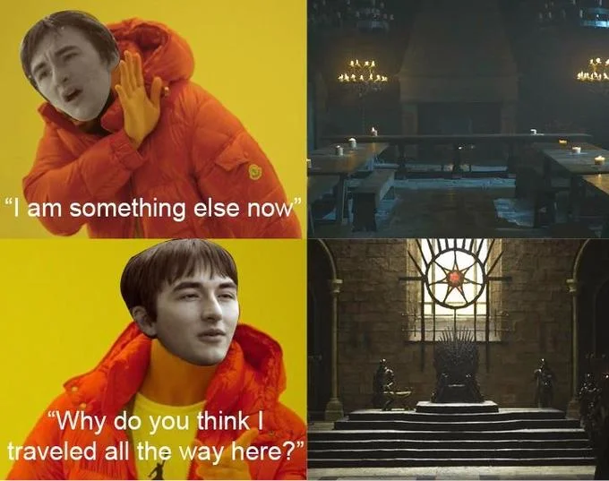 Bran The Broken — VanLathan tweet reimagining Bran and Tyrion throne dialogue