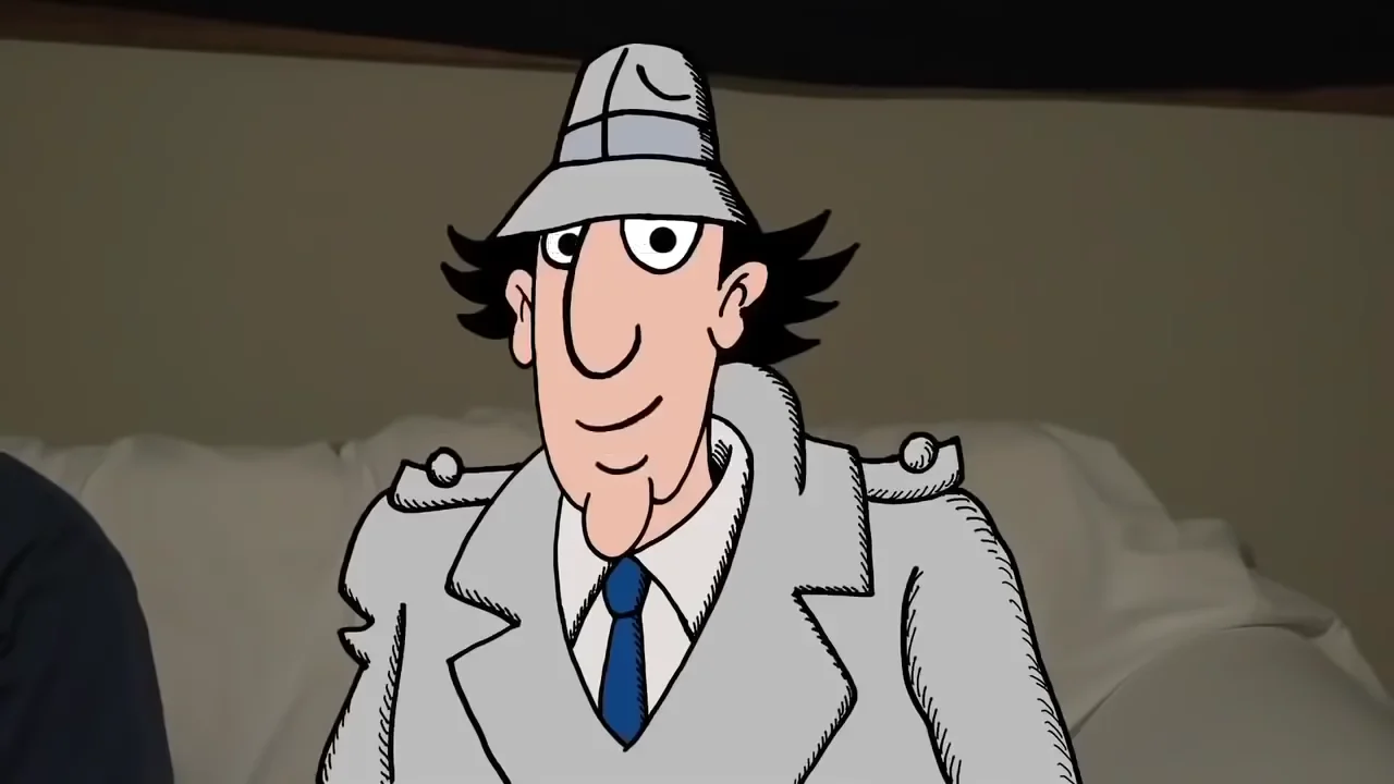 Brown Bricks/Minecrap — Inspector Gadget cartoon character with smirk from Mike Matei Minecraft video