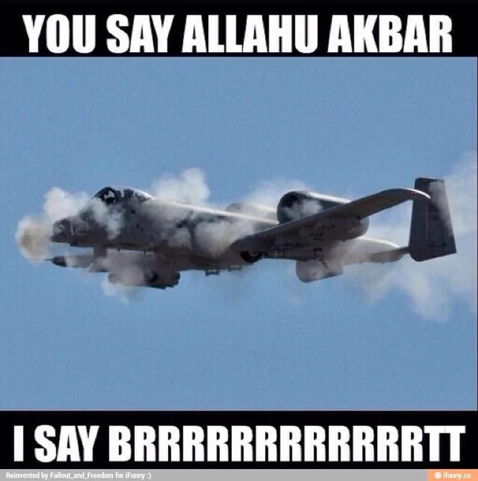 Brrrt A 10 Thunderbolt Ii Firing Sound — 4chan /k/ thread screenshot with anonymous user identifying as an A-10 Thunderbolt