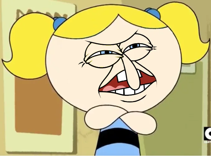 Bubbles No Me Gusta — Bubbles edited with JoJo's Bizarre Adventure Zeppeli face