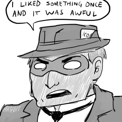 Calling Out — Cartoon character - 'I liked something awful once' meme