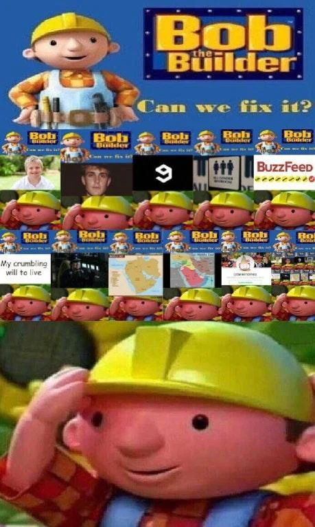 Recursive Can we fix it meme collage of other variants