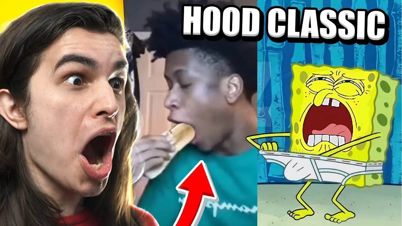 Certified Hood Classic — Collage of reaction images showing Hood Classic meme variations connected by arrows