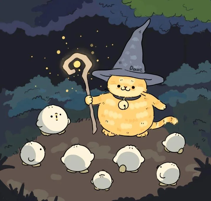 Cheeseball The Wizard Cat — M Dave 28 M