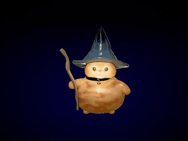 Cheeseball The Wizard Cat
