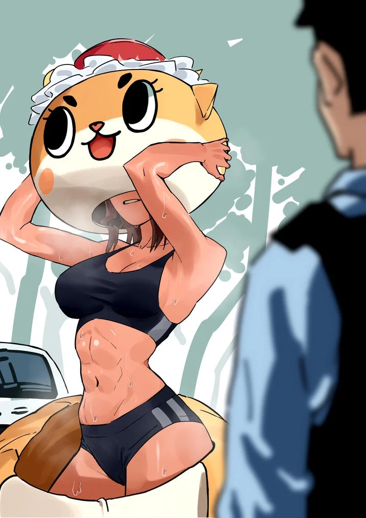 Chiitan Removing The Costume