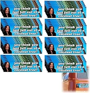 Coconut Tree / Kamala Harris — Kamala Harris image macro grid with coconut tree text overlay