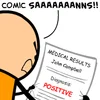 Webcomic showing doctor presenting medical form with Comic Sans diagnosis.