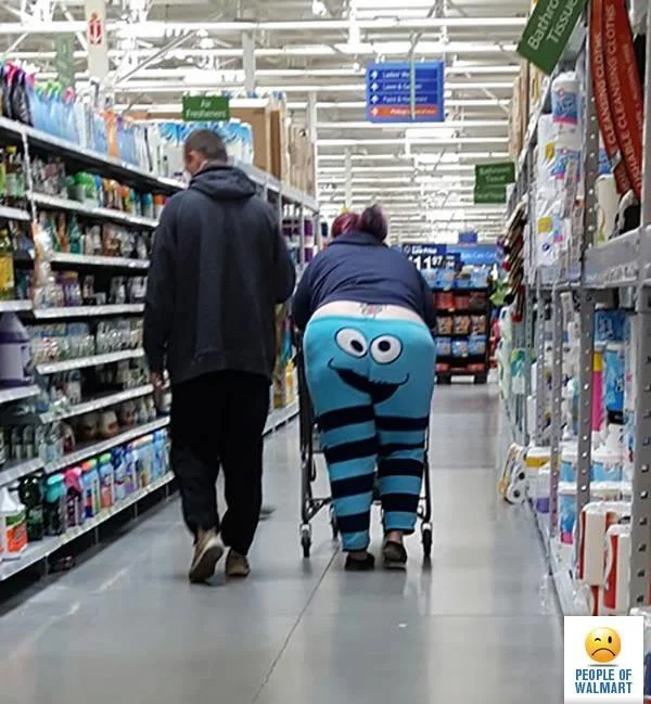 Cookie Monster Pajama Pants — 117 PEOPLE OF WALMART Bathro nss ING CLOTHS