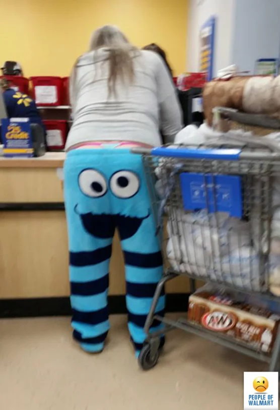 Cookie Monster Pajama Pants — Gidit PEOPLE OF WALMART