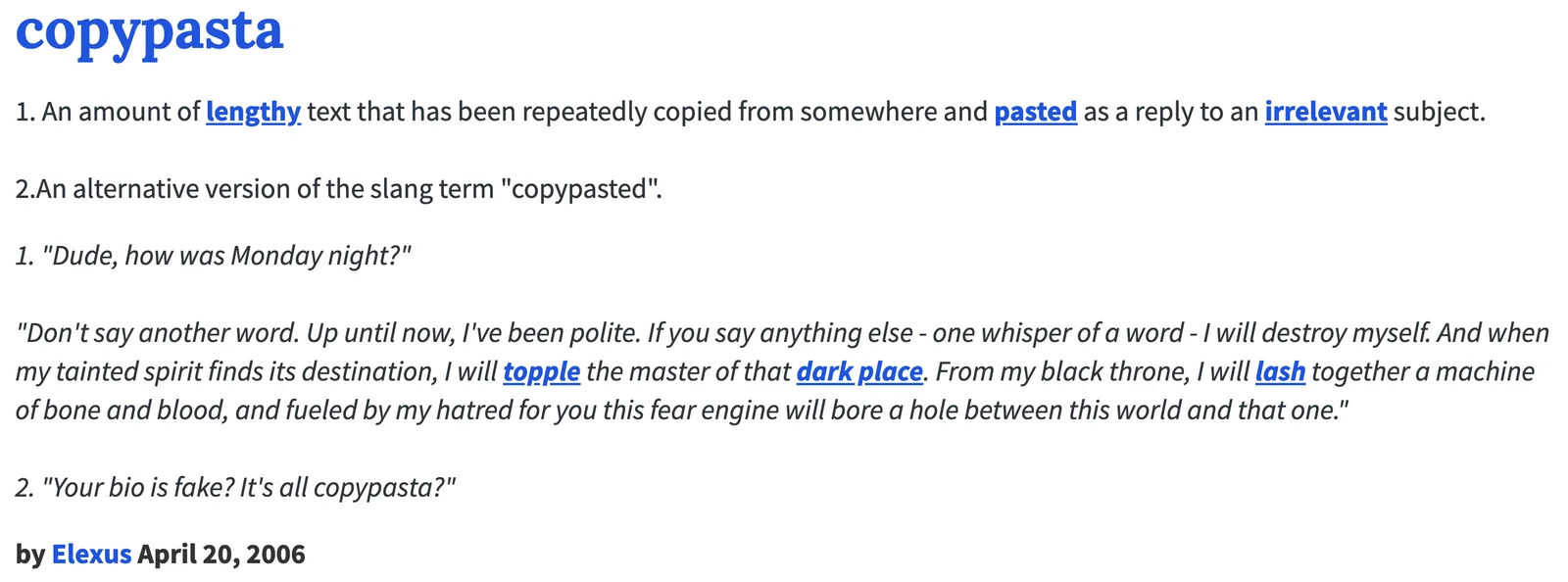 Copypasta
