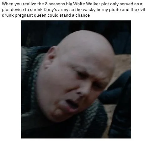 Varys cringe reaction meme about Game of Thrones season 8