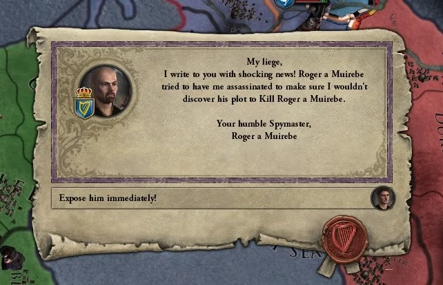 Crusader Kings Ii — Reddit r/CrusaderKings post titles screenshot with dark humor headlines