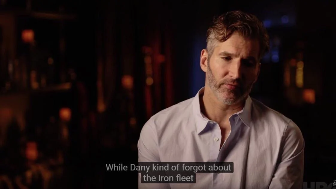David Benioff HBO interview with subtitle 'While Dany kind of forgot about the Iron fleet'