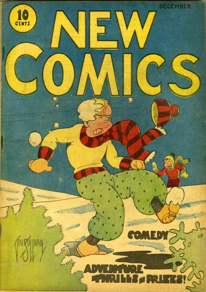 Dc Comics — New Comics No. 1 cover from December 1935