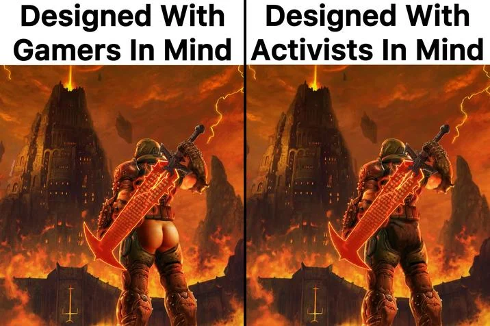 Designed With Gamers In Mind Vs Designed With Activists In Mind — Designed With Designed With Gamers In Mind Activists In Mind @KinoFabino 兔 Ath if Ap for A &